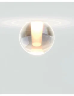 Alaska Big Trimless - Arkoslight - Lámpara empotrable trimless, esfera de vidrio Ø 10 cm
