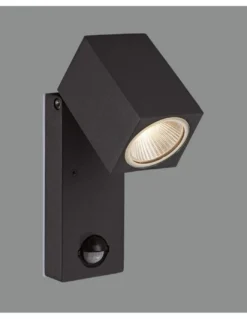 Aplique de exterior Cala - ACB - Proyector LED orientable con sensor de movimiento