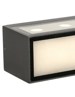 Aplique de exterior Cancun - Mantra - Lámpara rectangular con doble luz