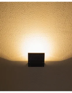Aplique de exterior Cap - Iberlamp - Diseño orientable en antracita