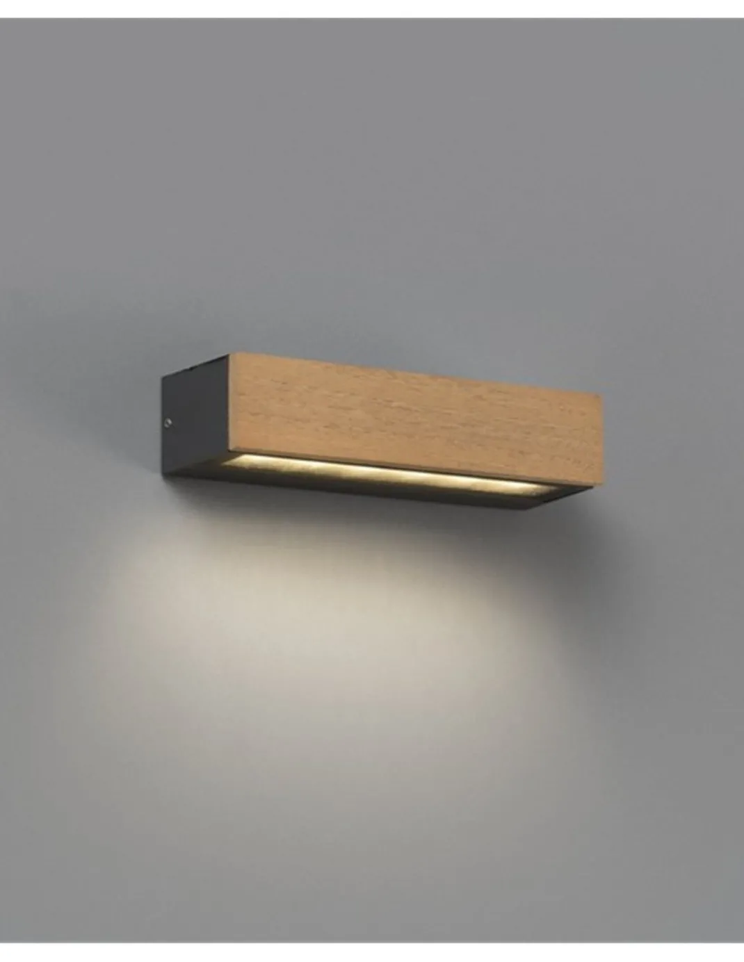 Aplique de exterior Lako – Faro – Lámpara LED 3000K, Aluminio, 22 cm
