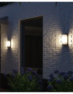 Aplique de exterior Pull - Iberlamp - Lámpara antracita, IP54