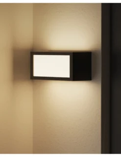 Aplique de exterior Quanta - FORLIGHT - Diseño horizontal, 25 cm