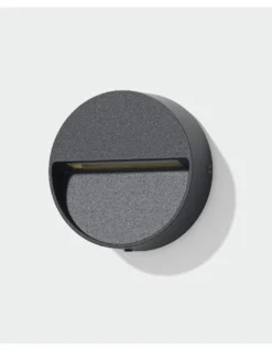 Aplique de exterior Spica - ACB - Lámpara LED circular para pared y señalización IP65