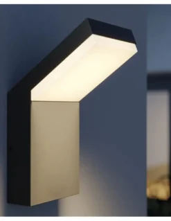 Aplique de exterior Tech - Conalux - Lámpara negra, LED regulable