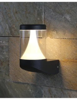 Aplique de exterior Terra - Iberlamp - Lámpara LED de antracita