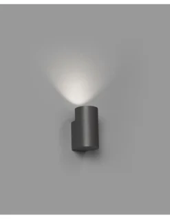 Aplique de exterior Thon 1L - Faro - Lámpara de pared gris LED, IP 55