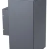 Aplique de exterior Tower - Iberlamp - Doble iluminación LED, acabado antracita