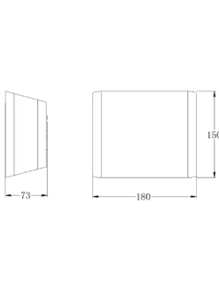 Aplique de exterior Zerouno - Iberlamp - Iluminación decorativa con ángulo regulable de luz