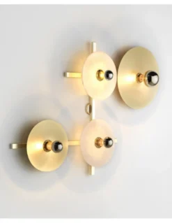 Aplique de pared Abby – Aromas – Lámpara de pared decorativa, Metal+Alabastro, LED 2700K