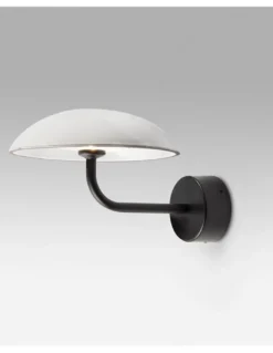 Aplique de pared Absidiola - Luxcambra - Lámpara de cerámica blanca