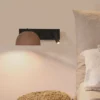 Aplique de pared Absis – Luxcambra – Lámpara con lector, diseño horizontal, lámpara de cerámica LED