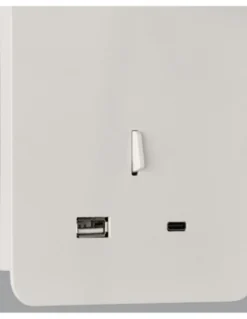 Aplique de pared - ACB - Aplique LED de lectura flexible con USB e interruptor