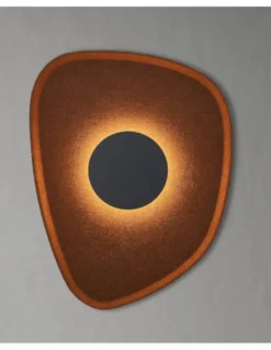 Aplique de pared Acustic - Mantra - Lámpara acústica de diseño orgánico, acabado café