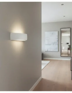 Aplique de Pared Alba - ACB - Lámpara de pared moderna en escayola blanca