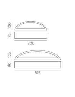 Aplique de Pared Alba - ACB - Lámpara de pared moderna en escayola blanca