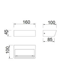 Aplique de pared Altea – Mantra – Lámpara blanca, LED 3000/4000K