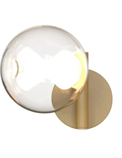 Aplique de pared Andrómeda - Mantra - Aplique moderno con esfera de vidrio