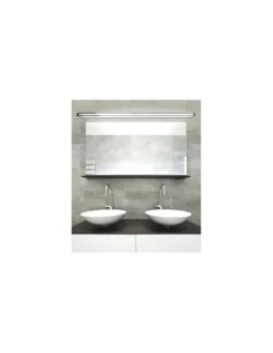 Aplique de pared Arcos - Pujol - Lámpara lineal LED, cromo
