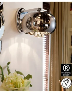 Aplique de pared Argos – Schuller – Lámpara moderna de cristal
