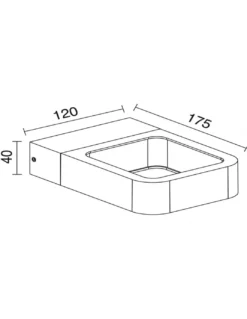 Aplique de pared Arsen - Novolux Lighting