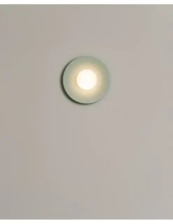 Aplique de pared Artic Circle - Milán - Pantalla cinta verde turquesa y crema