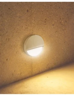 Aplique de pared Baker redondo - Mantra - Lámpara de exterior LED 3000K, Disponible en 2 tamaños y colores