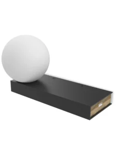 Aplique de pared Balance - Pujol - Lámpara minimalista tipo bola