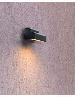 Aplique de pared Balic - Faro - Lámpara de exterior negra