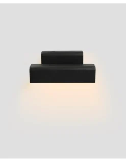 Aplique de pared Balic - Faro - Lámpara de exterior negra