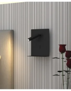 Aplique de pared Baltic - Novolux Lighting - Lámpara de lectura con bandeja