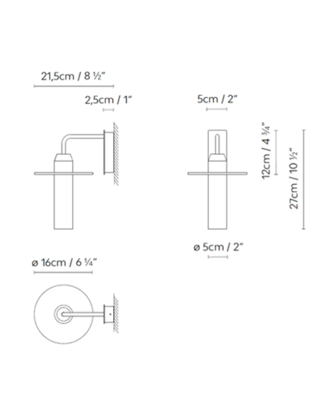 Aplique de pared Beira W - B.lux - Diseño de vidrio con brazo metálico y luz LED suave