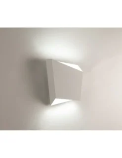 Aplique de pared blanco Asimetric - Mantra