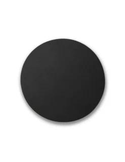 Aplique de pared Board – Faro – Lámpara Redonda, Negra, Ø 35 cm-Ø 45 cm