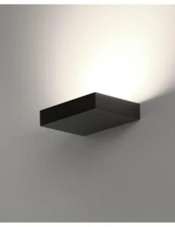 Aplique de pared Brick - ACB - LED integrado 20W-56W, 2380-7020 lm, difusor microprismático, acabado blanco y negro
