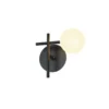 Aplique de pared Cellar – Mantra – Lámpara de pared tipo bola, 1xG4, Negro