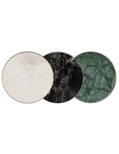 Aplique de pared Chamaleon - ACB - Lámpara de mármol decorativa, Ø15 cm