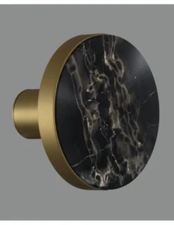Aplique de pared Chamaleon - ACB - Lámpara de mármol decorativa, Ø15 cm
