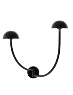 Aplique de pared Champignon - Luxcambra - Lámpara de pared decorativa, diseño moderno, color negro