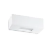 Aplique de pared Chera – Faro – Lámpara de yeso blanco, 22 cm