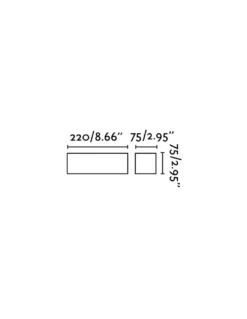 Aplique de pared Chera – Faro – Lámpara de yeso blanco, 22 cm