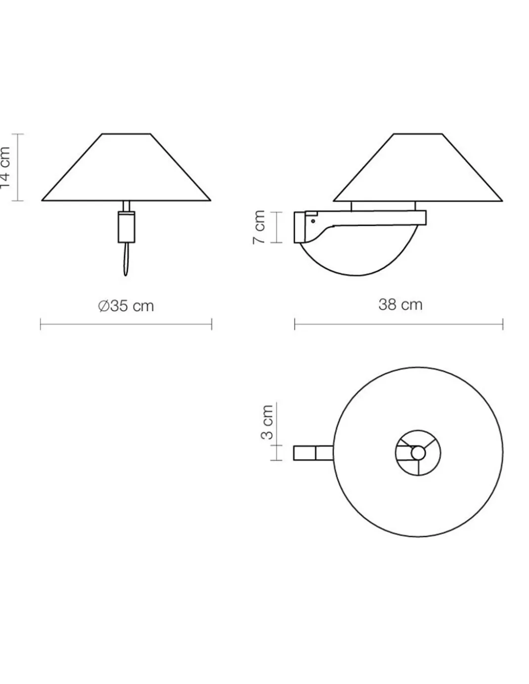 Aplique de pared Clasica - Luxcambra - Lámpara de madera y pantalla de papel