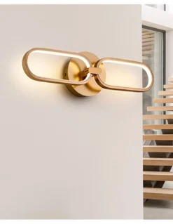 Aplique de pared Colette – Schuller – Lámpara LED en oro rosa o cromo