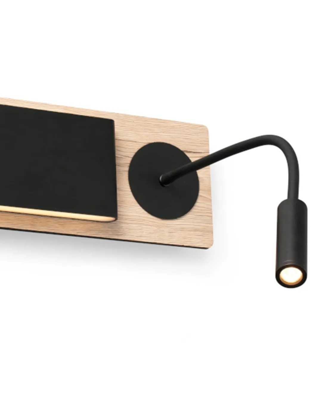 Aplique de pared con flexo LED con doble interruptor - Mood - Faro