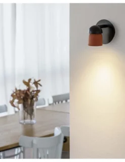 Aplique de pared con lector Coco – Faro – Lámpara de lectura, Orientable