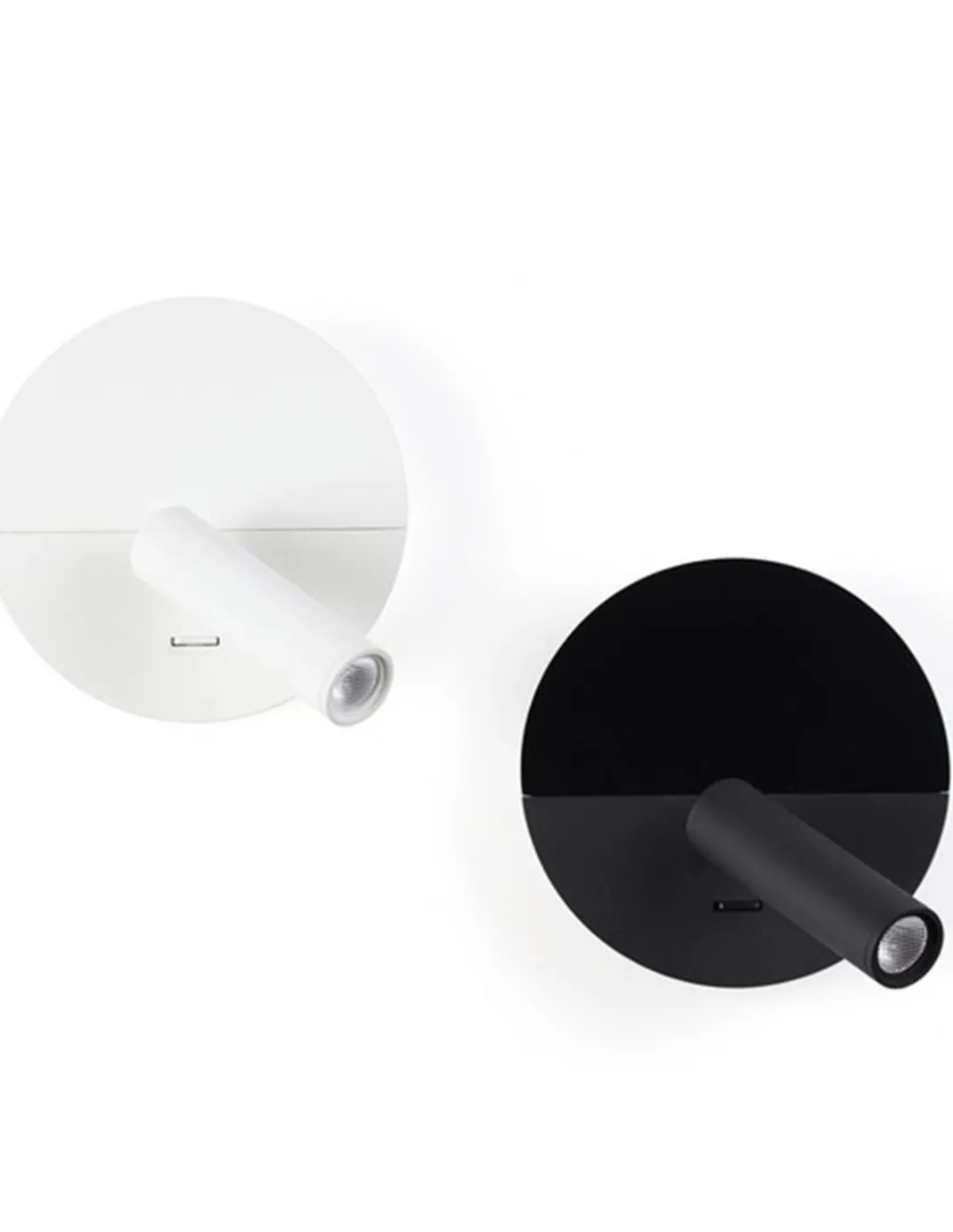Aplique de pared con lector Duas - Faro - Lámpara orientable con USB