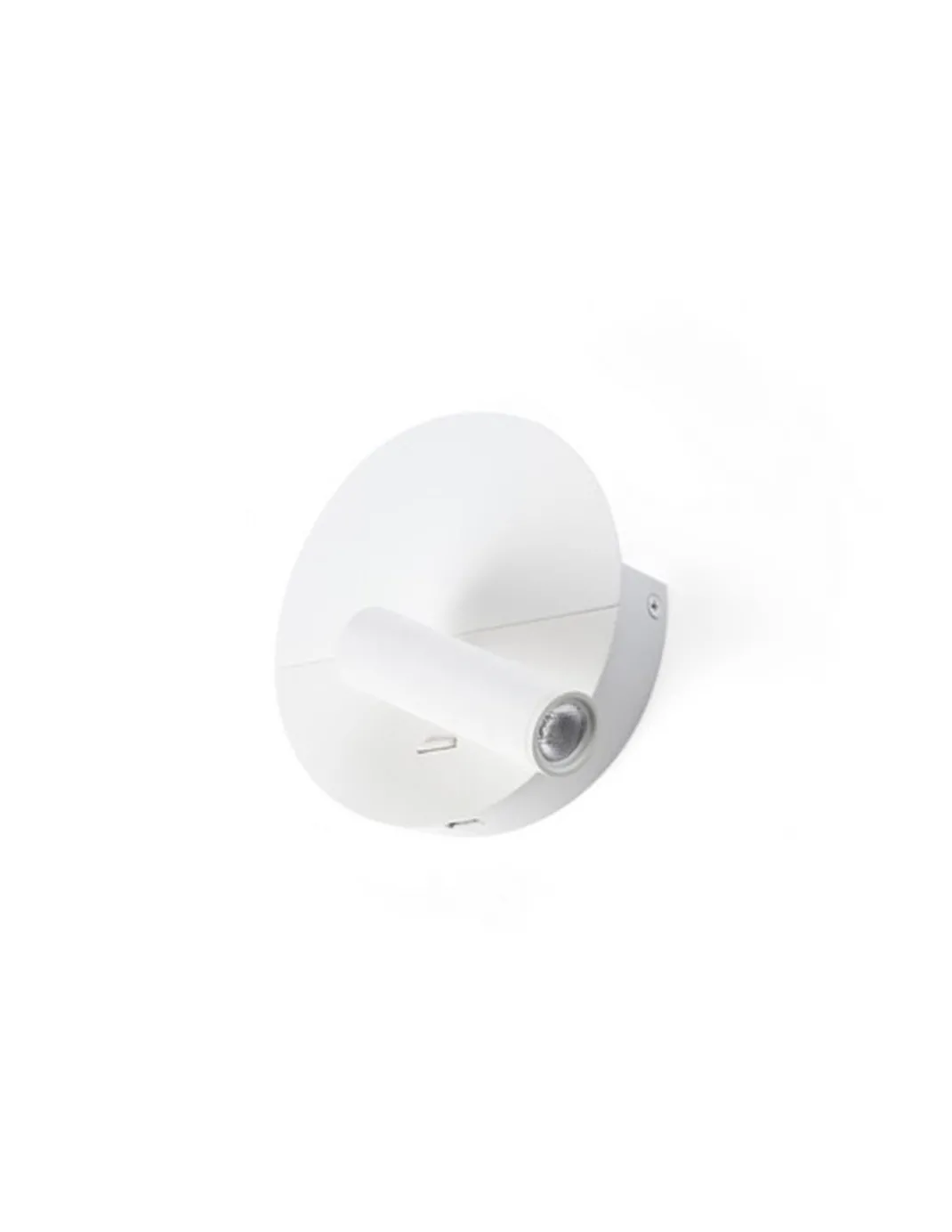 Aplique de pared con lector Duas - Faro - Lámpara orientable con USB