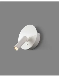 Aplique de pared con lector Duas - Faro - Lámpara orientable con USB