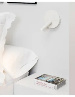 Aplique de pared con lector Duas - Faro - Lámpara orientable con USB
