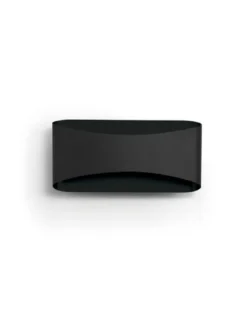 Aplique de pared Cooper – Novolux Exo – Aplique decorativo blanco y negro, LED 3000K, 24 cm